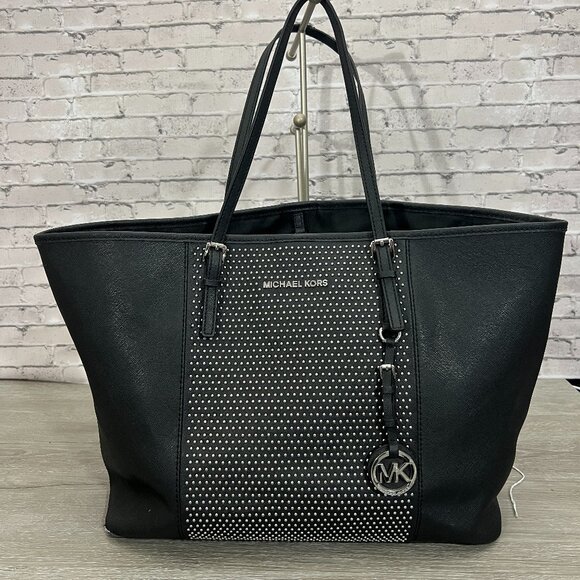 Michael Kors Handbags - MK black rhinestone tote bag Michael Kired Studded Tote